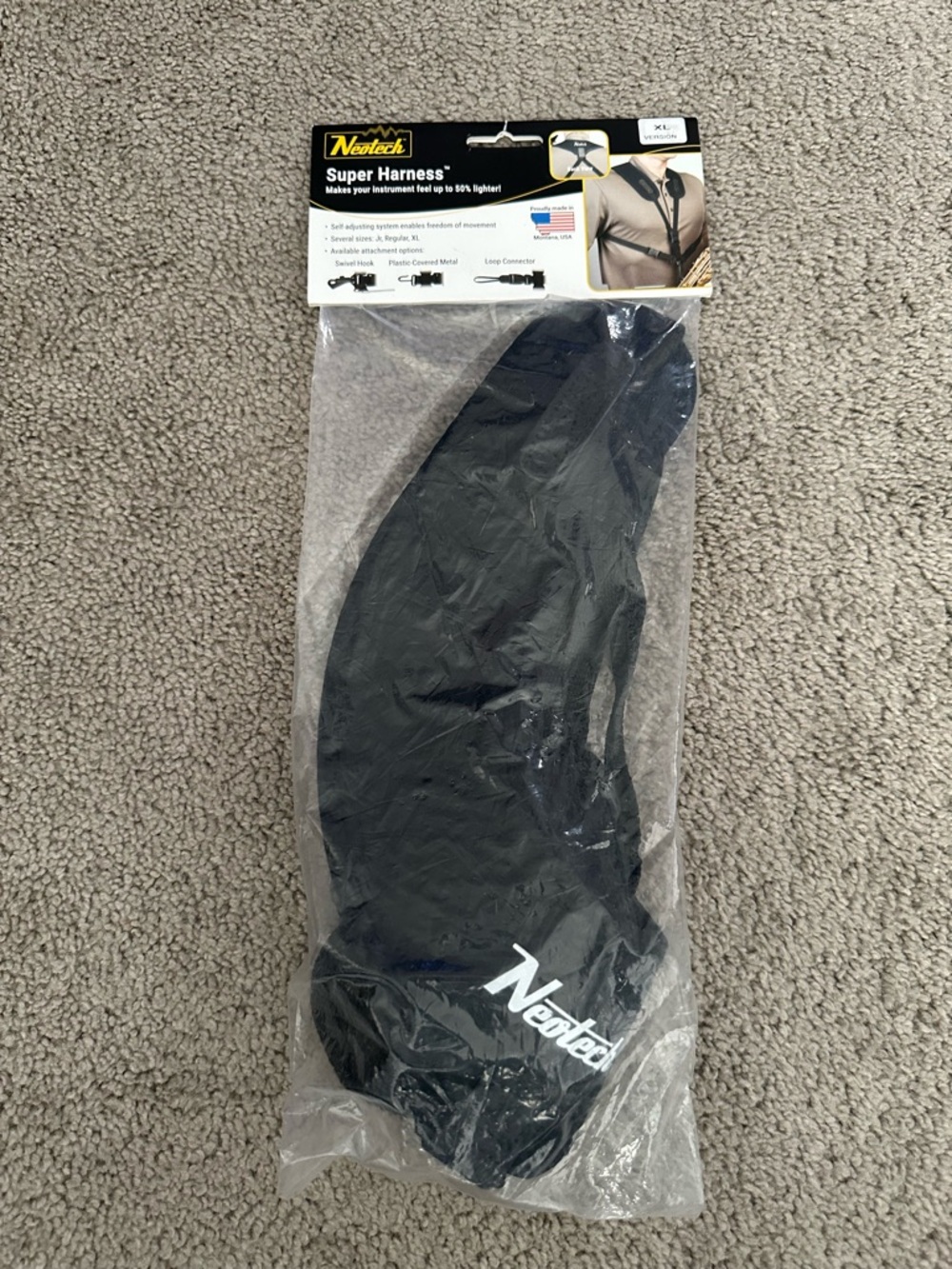 Neotech Super Harness, Black, Swivel Hook New